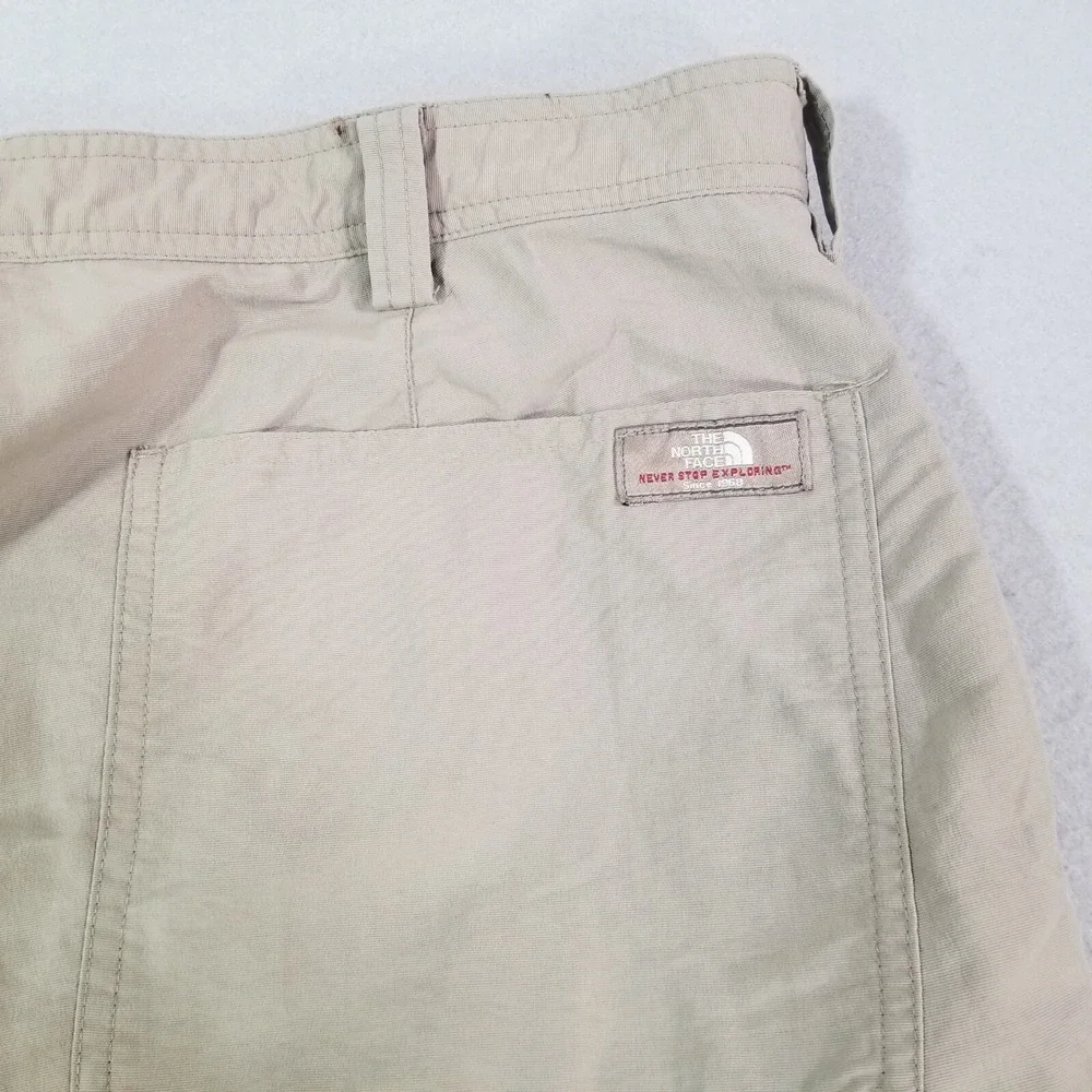 The North Face cargo pants men's 36x32 beige lightweight nylon outdoor